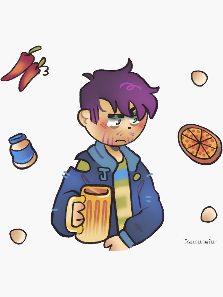 Aperçu 3 sur 3. Sticker avec l'œuvre Shane créée et vendue par Ramunefur.