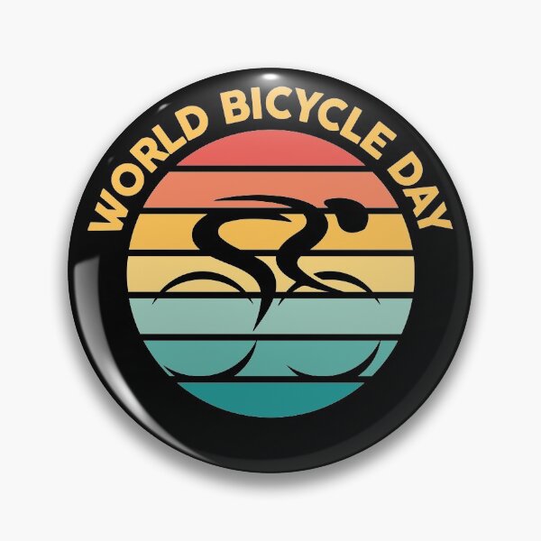 Item preview, World Bicycle Day, 3 june for cyclist designed and sold by Pau Baz.