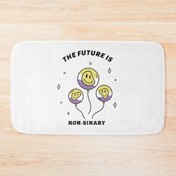 Item preview, The Future Is Non Binary Androgyne Pride lovewins lgbtiq smily designed and sold by KLINESTORE.