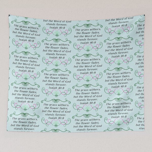 Item preview, Isaiah 40:8 designed and sold by Zovanah.