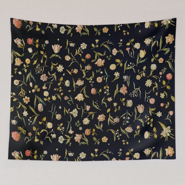 Item preview, Black Floral designed and sold by BlueSpecsStudio.