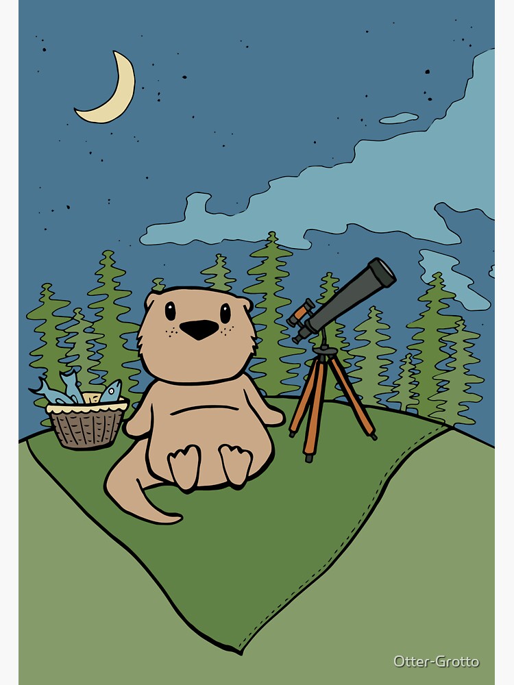 Otter Stargazing Picnic and Getting into Astronomy by Otter-Grotto