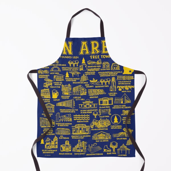 Item preview, Ann Arbor Map designed and sold by fiberandgloss.