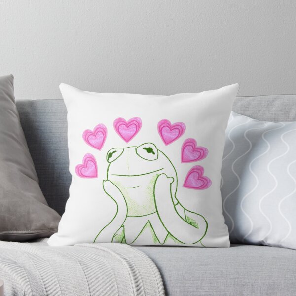 Item preview, Kermit heart emoji - colour designed and sold by geekartistry.