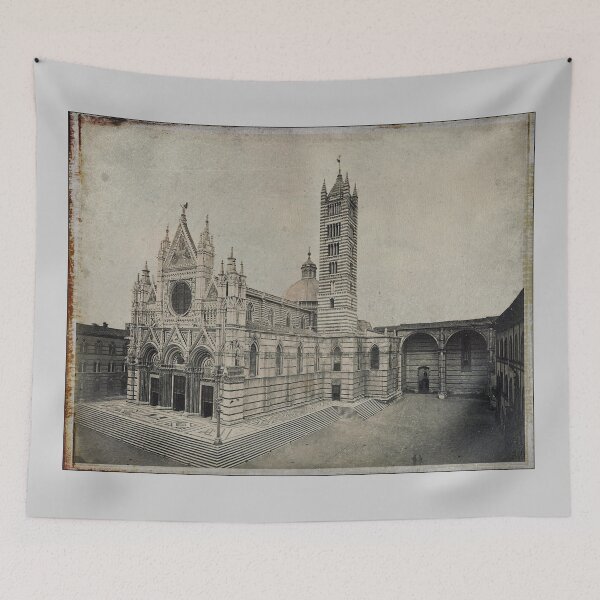 Item preview, Duomo di Siena - Siena, Italy - Distressed Retro Sepia designed and sold by Retro Art Factory.