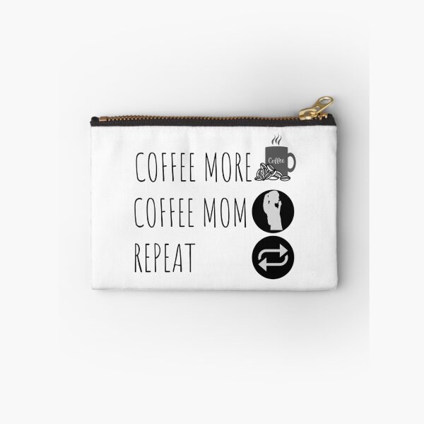 Item preview, Coffee more, coffee mom, repeat design for coffee lovers designed and sold by DesignsVault.