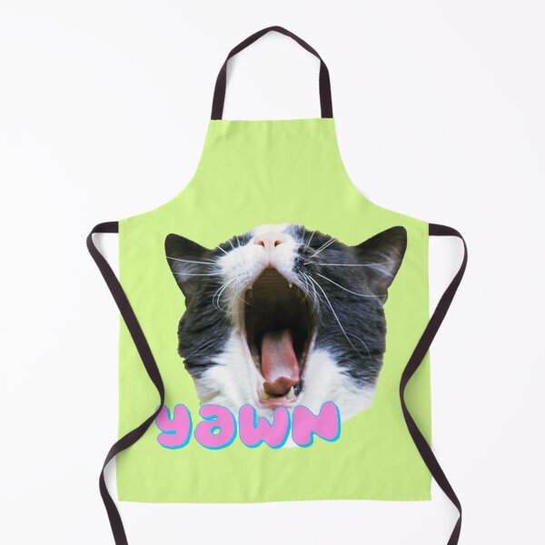 Item preview, Cat yawning designed and sold by Stuckinadream.