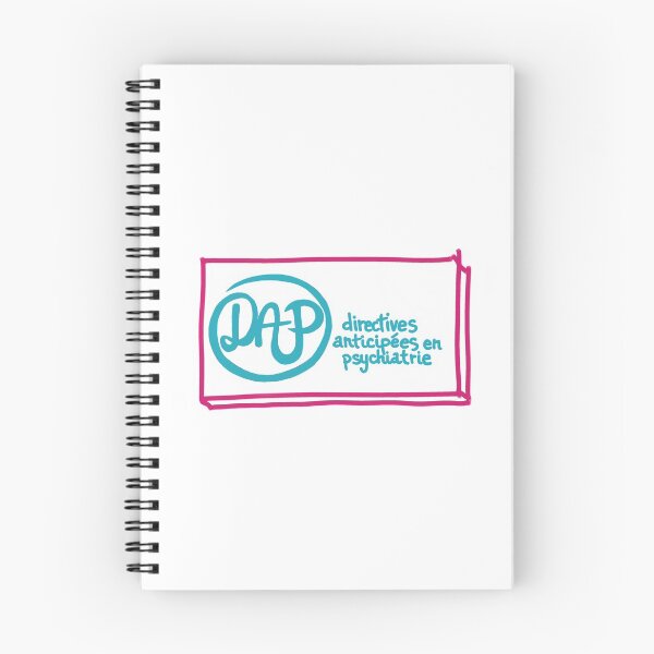 Item preview, DAP logo (advance directives in psychiatry) / pink green designed and sold by MentaLee.