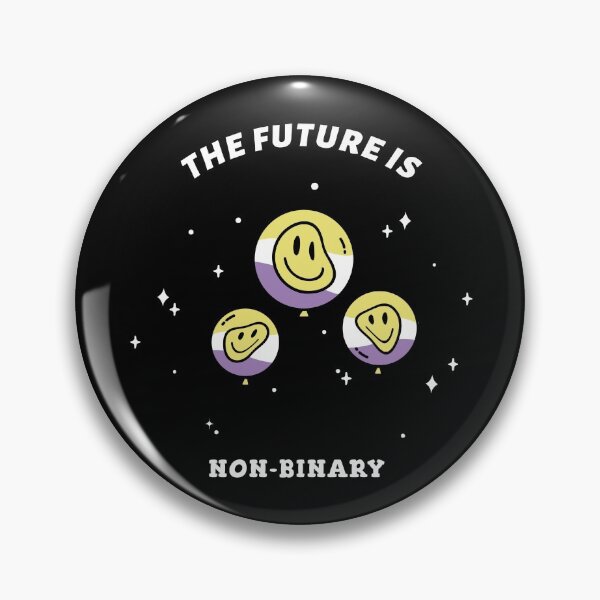 Item preview, The Future Is Non Binary Androgyne Pride lovewins lgbtiq smily designed and sold by KLINESTORE.