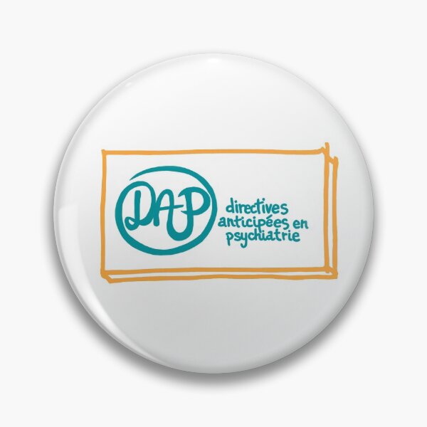 Item preview, DAP logo (advance directives in psychiatry) / orange green designed and sold by MentaLee.