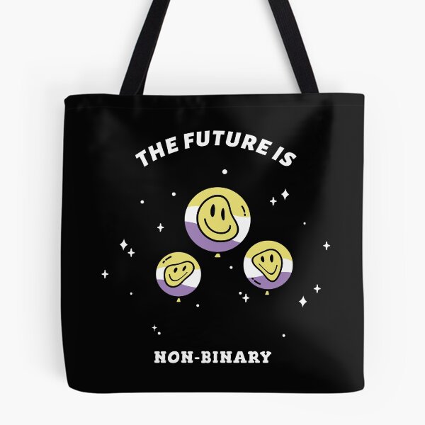 Item preview, The Future Is Non Binary Androgyne Pride lovewins lgbtiq smily designed and sold by KLINESTORE.