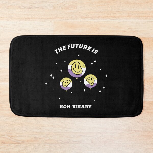 Item preview, The Future Is Non Binary Androgyne Pride lovewins lgbtiq smily designed and sold by KLINESTORE.