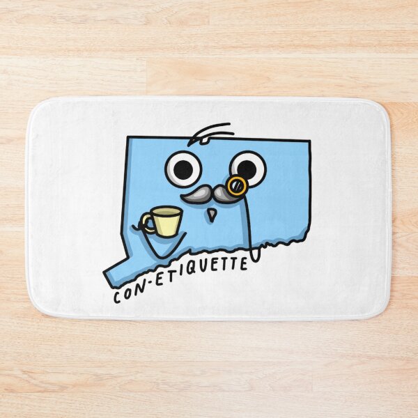 Item preview, Con-etiquette Connecticut designed and sold by The Curly Redhead.