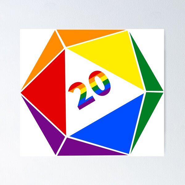 Item preview, D20 | PRIDE designed and sold by princesnoozy.