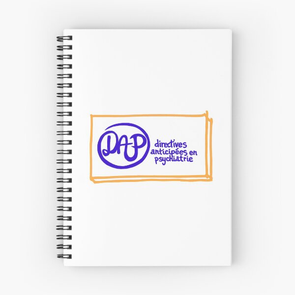 Item preview, DAP logo (advance directives in psychiatry) / orange blue designed and sold by MentaLee.