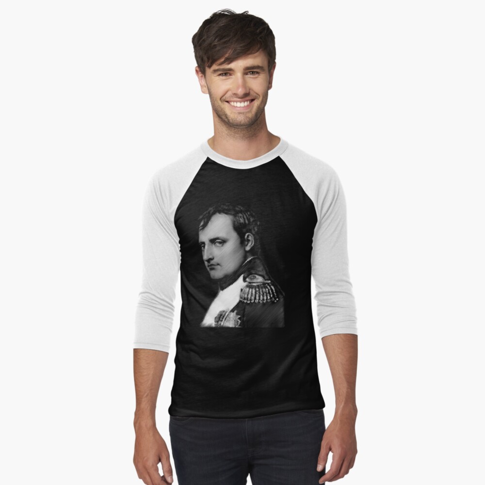 The Emperor Napoleon Bonaparte Baseball ¾ Sleeve T-Shirt