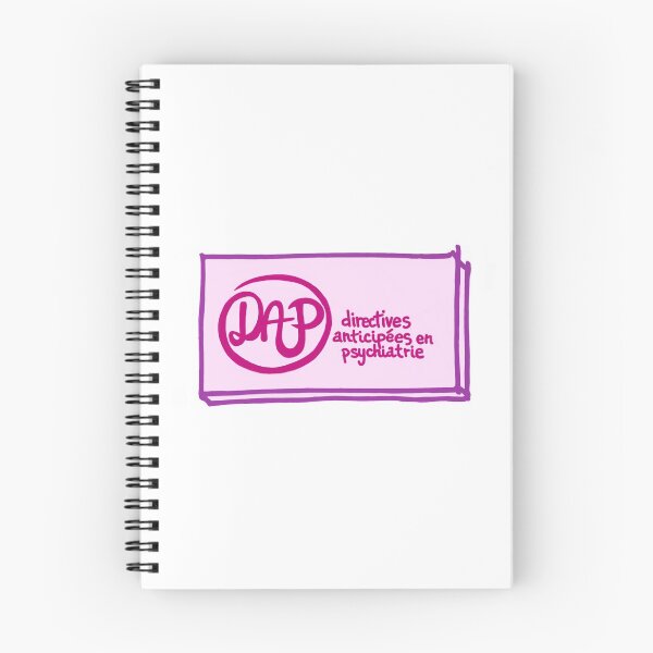 Item preview, DAP logo (advance directives in psychiatry) / rose rose rose designed and sold by MentaLee.