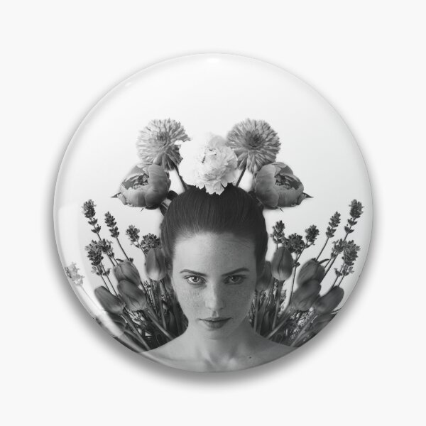 Item preview, Ginger Flower in Black and White designed and sold by domabi-design.