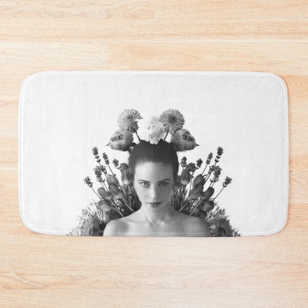 Item preview, Ginger Flower in Black and White designed and sold by domabi-design.