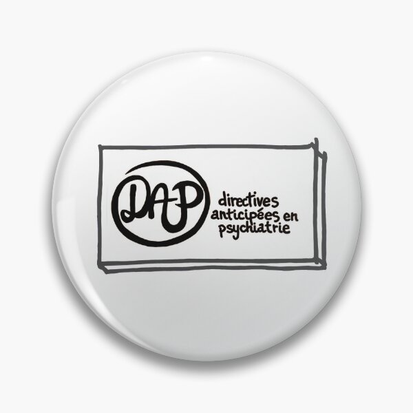 Item preview, DAP logo (advance directives in psychiatry) / black designed and sold by MentaLee.