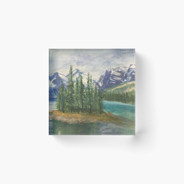 Item preview, Lake with Mountains designed and sold by callboxkat.