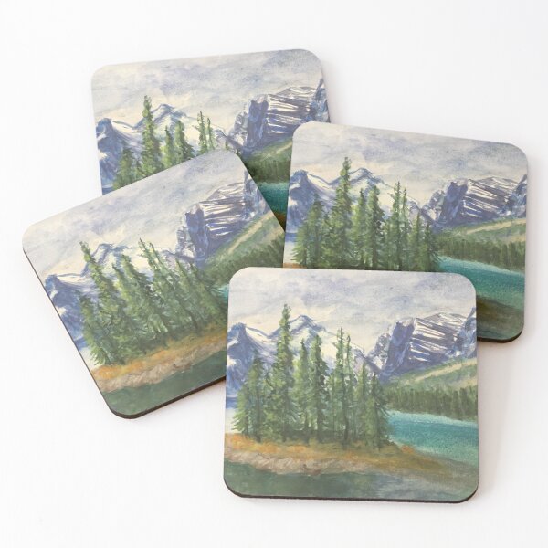 Item preview, Lake with Mountains designed and sold by callboxkat.
