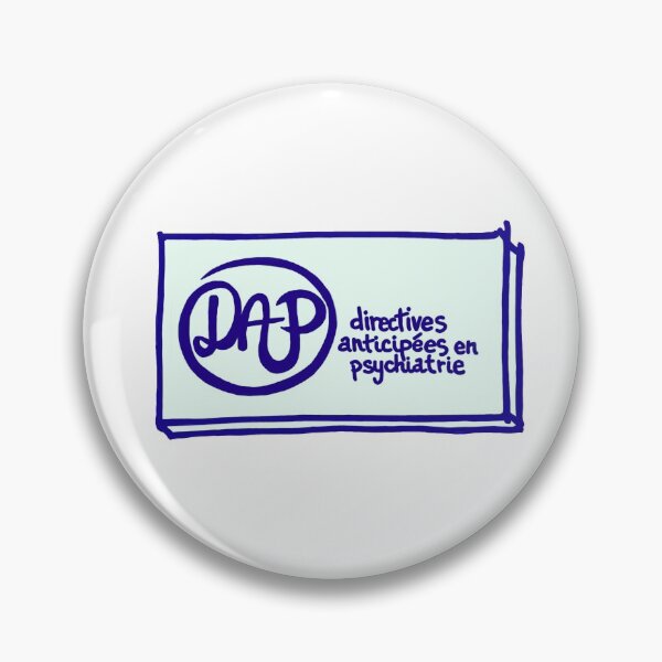 Item preview, DAP logo (advance directives in psychiatry) / blue blue blue designed and sold by MentaLee.