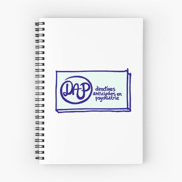 Item preview, DAP logo (advance directives in psychiatry) / blue blue blue designed and sold by MentaLee.
