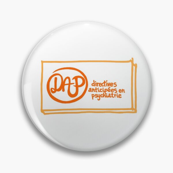 Item preview, DAP logo (advance directives in psychiatry) / orange orange designed and sold by MentaLee.