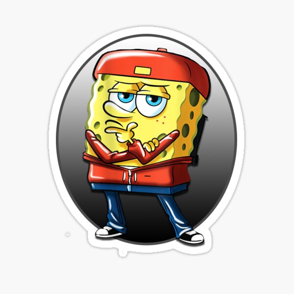 "Gangster Spongebob Meme money money" Sticker for Sale by makeitdone ...