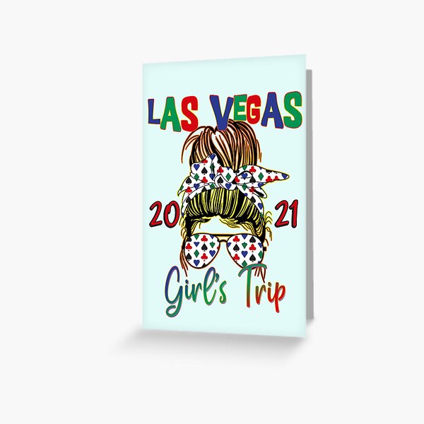 Las Vegas Girls Trip Vacation Matching 2021 | Greeting Card