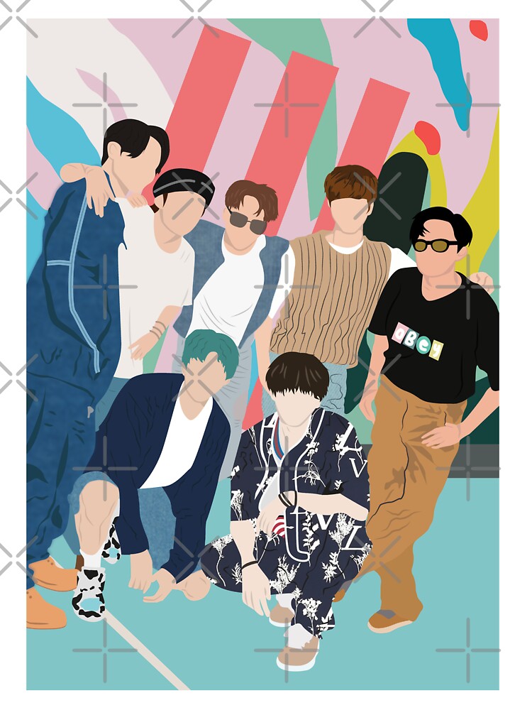 BTS STYLE GUIDE: AIRPORT FASHION, ARMY KPOP BANGTAN SONYEONDAN RM JIN SUGA  JHOPE JIMIN V JUNGKOOK MUSIC POSTER Kids T-Shirt for Sale by miebyjamie