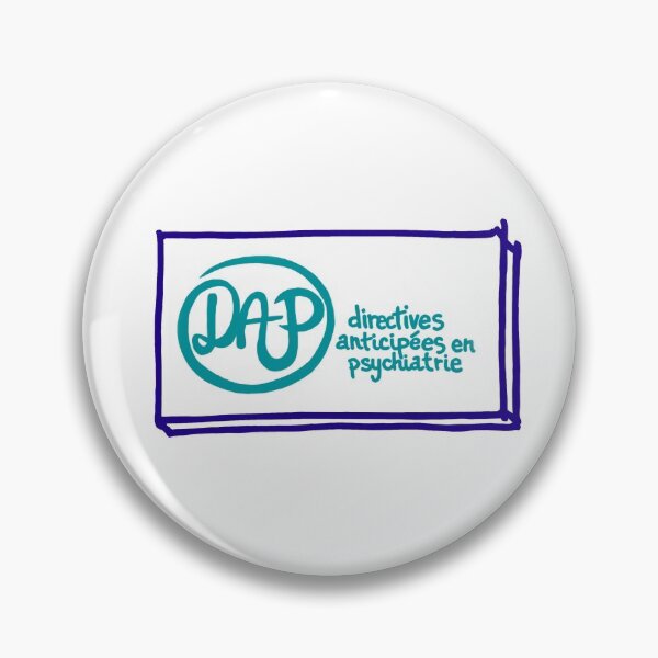 Item preview, DAP logo (advance directives in psychiatry) / green blue designed and sold by MentaLee.