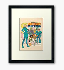 Samus and the Metroid Busters Framed Print