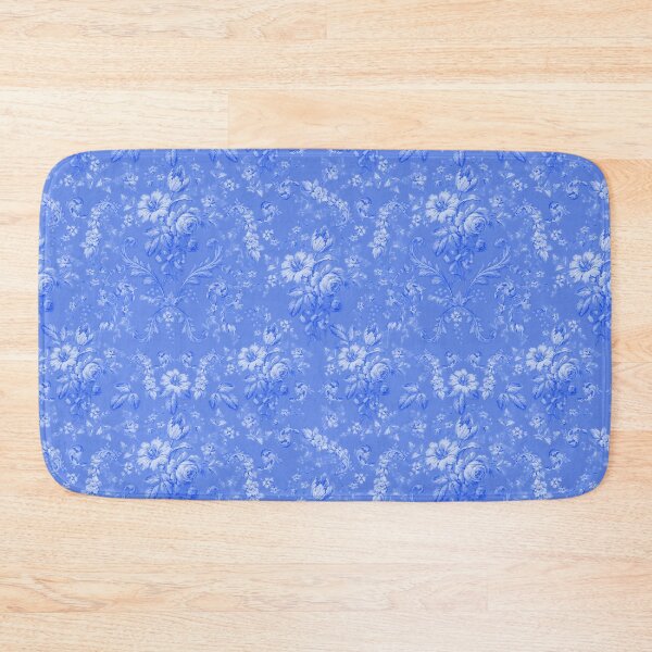 Item preview, Faded Rococo Roses in deep blueberry designed and sold by lilyoake.