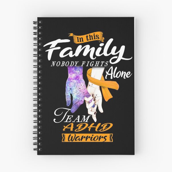 Item preview, In This Family Nobody Fights Alone Team ADHD Warrior designed and sold by deputylove.