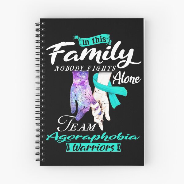 Item preview, In This Family Nobody Fights Alone Team Agoraphobia Warrior designed and sold by deputylove.