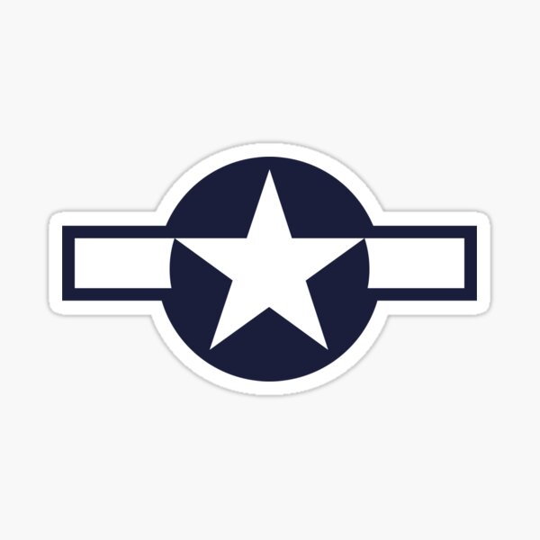 US Historical Roundel 1943-1947 Sticker