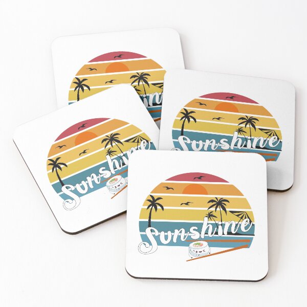 Item preview, Sushi and Sunshine Vintage Retro Summer Beach Food  designed and sold by AllPerfect.