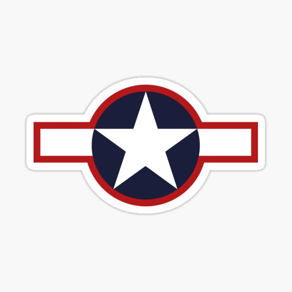 Item preview, USAAF Historical Roundel 1943 designed and sold by wordwidesymbols.