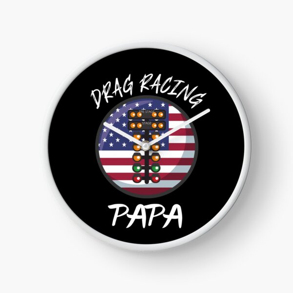 Item preview, Drag Racing Papa American Flag USA Grandpa Grandfather Racing Speed Fast Drag Racing Tree designed and sold by CarantinedChaos.