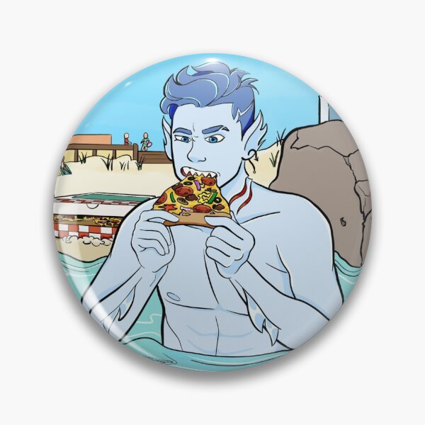 Item preview, Beach Date - First Pizza Slice designed and sold by Moodoodles.