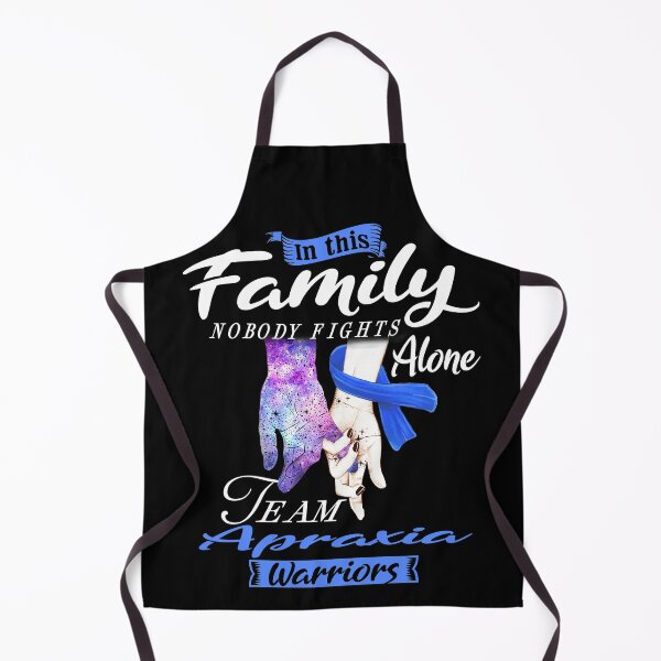Item preview, In This Family Nobody Fights Alone Team Apraxia Warrior designed and sold by deputylove.