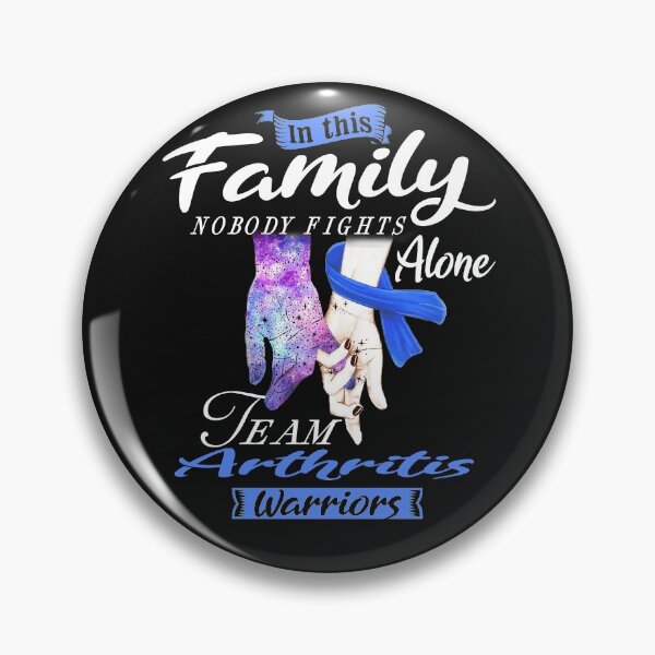 Item preview, In This Family Nobody Fights Alone Team Arthritis Warrior designed and sold by deputylove.