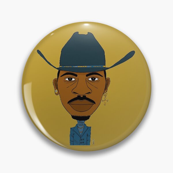 Item preview, Country rapper drawn portrait. (Blue) designed and sold by Eric Sintès.