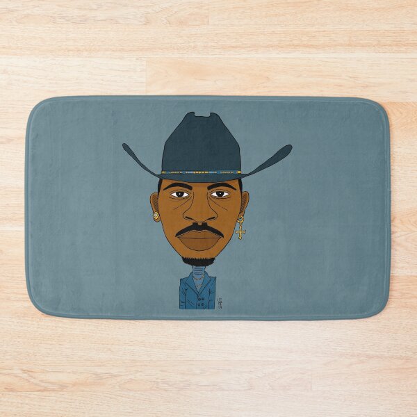 Item preview, Country rapper drawn portrait. (Blue) designed and sold by Eric Sintès.