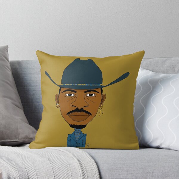 Item preview, Country rapper drawn portrait. (Blue) designed and sold by Eric Sintès.