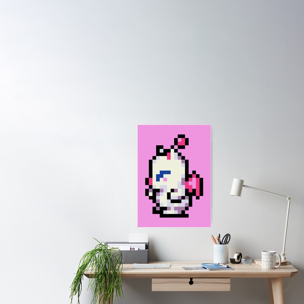 Final Fantasy Vi Mog Sprite Poster For Sale By Spritezone Redbubble