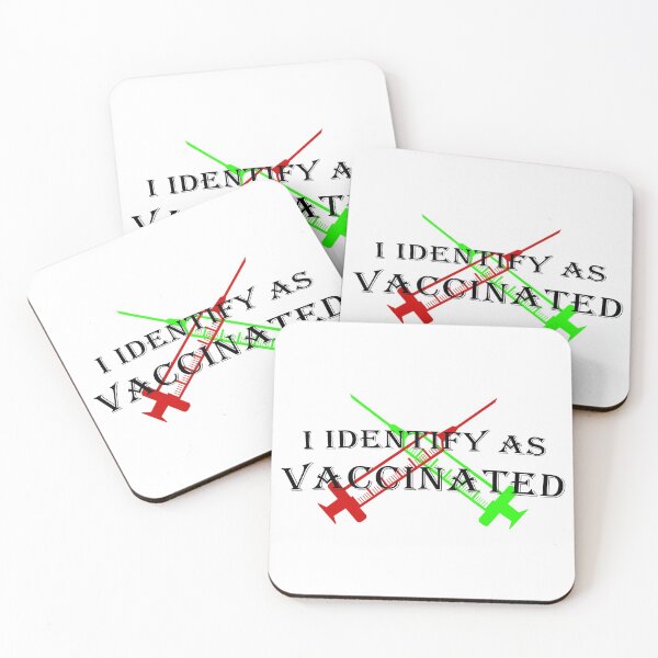 Item preview, I Identify As Vaccinated designed and sold by Amindo.