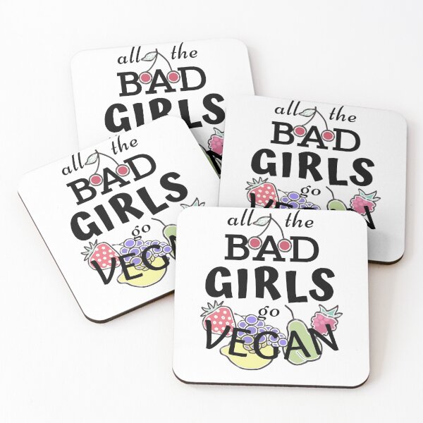 Item preview, All The Bad Girls Go Vegan designed and sold by ViewerEqualsPhoton.